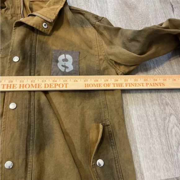 OC Order Plus Women's Denim Jean Jacket Zip Brown Medium Buttons
Front Pockets - Picture 4 of 11